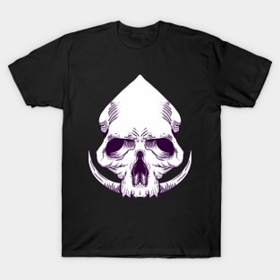 horned skull T-Shirt